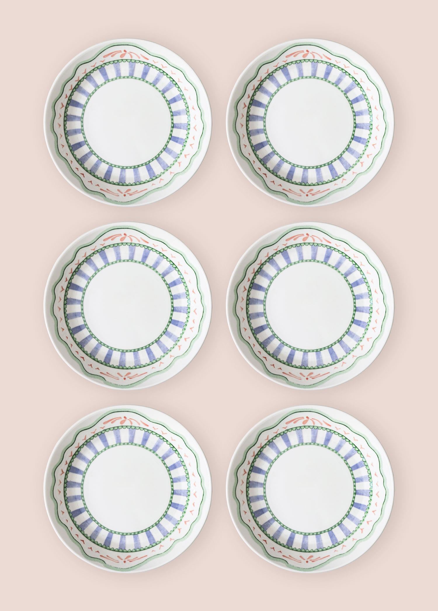 Spring Yemek Tabağı 6Lı Set 20 Cm