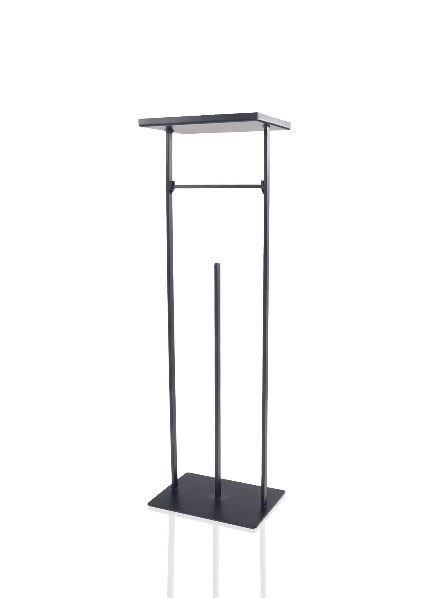 Tepsili Tuvalet Kağıdı Stand Siyah 54X15X12 Cm