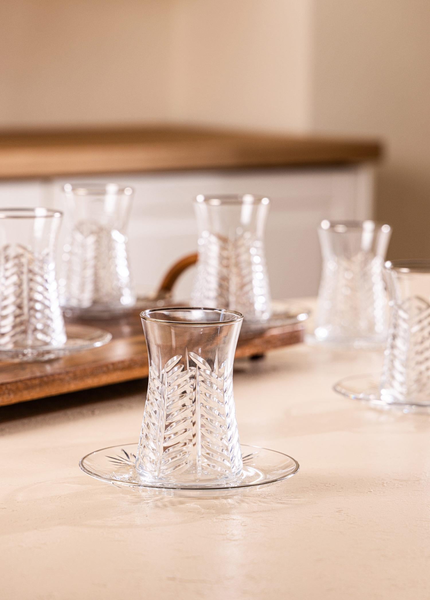 Wheat Çay Seti Gümüş 12 Parça
