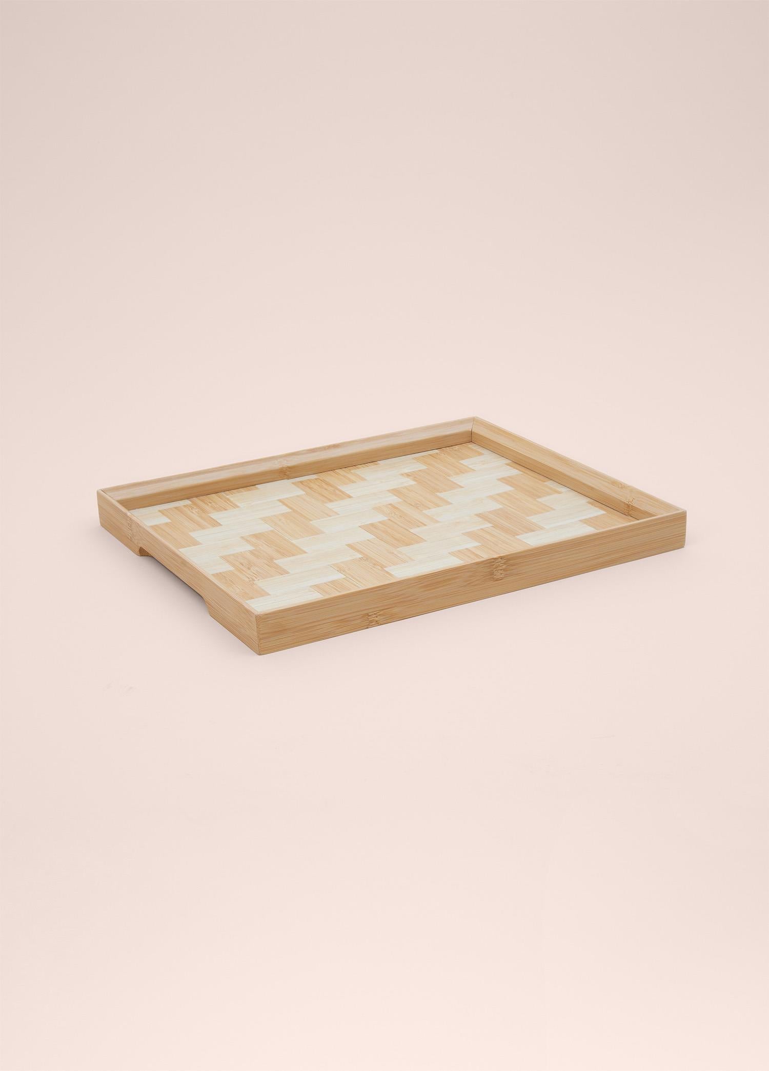 Wicker Bambu Tepsi 31X25 Cm Tps0066