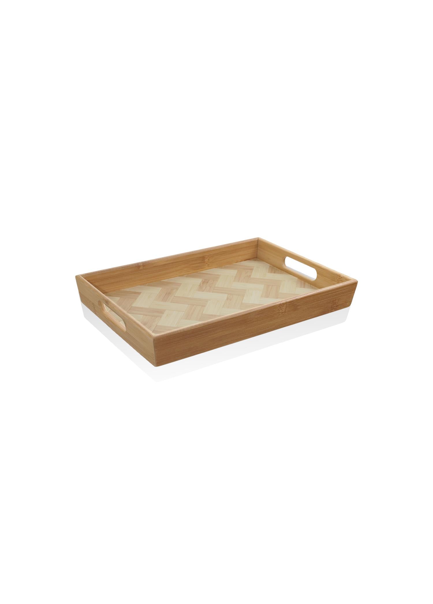 Wicker Bambu Tepsi 33X23 Cm Tps0074