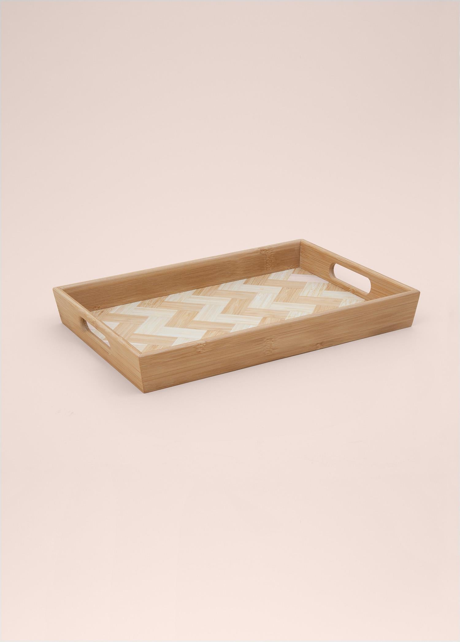 Wicker Bambu Tepsi 33X23 Cm Tps0074