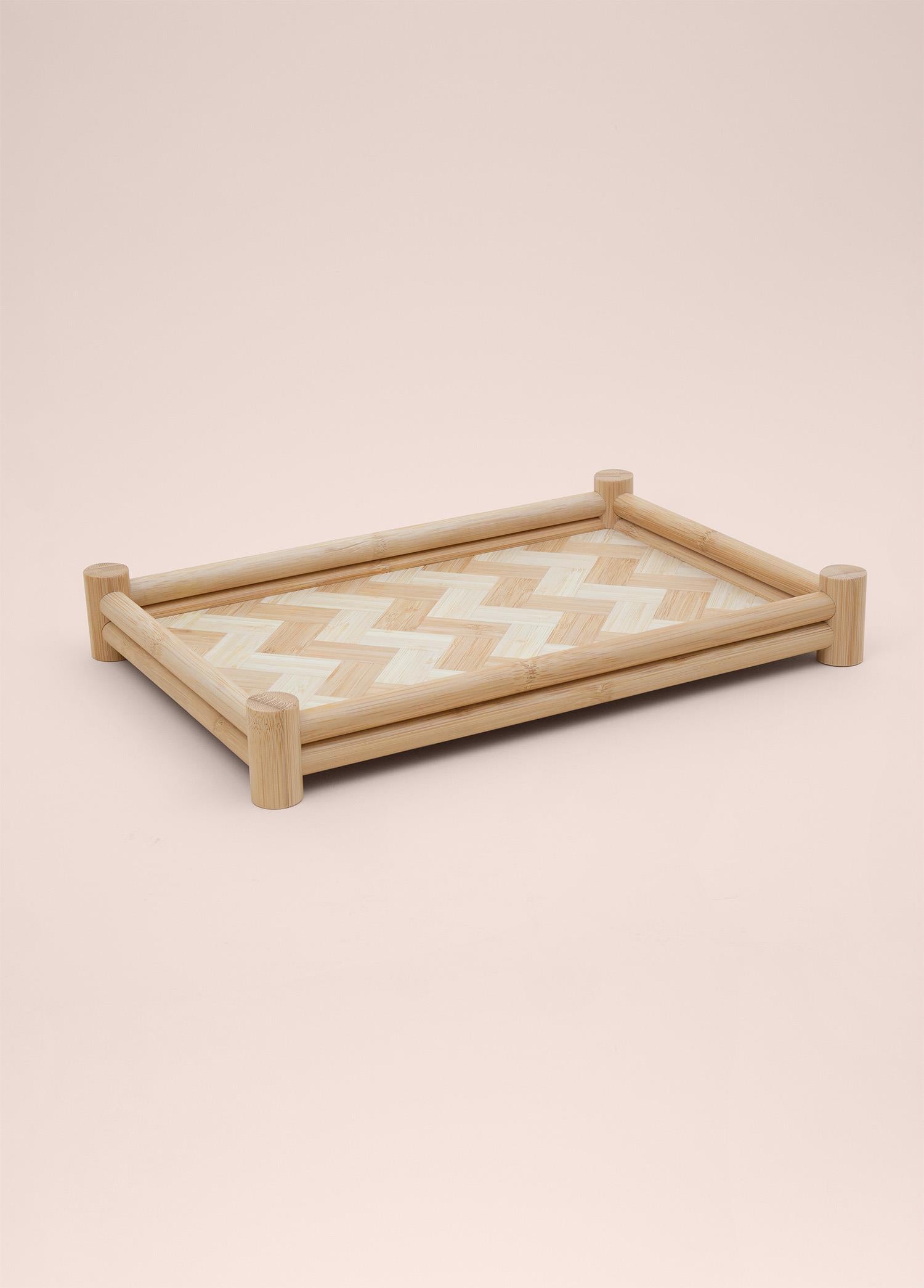 Wicker Bambu Tepsi 36X25 Cm Tps0072