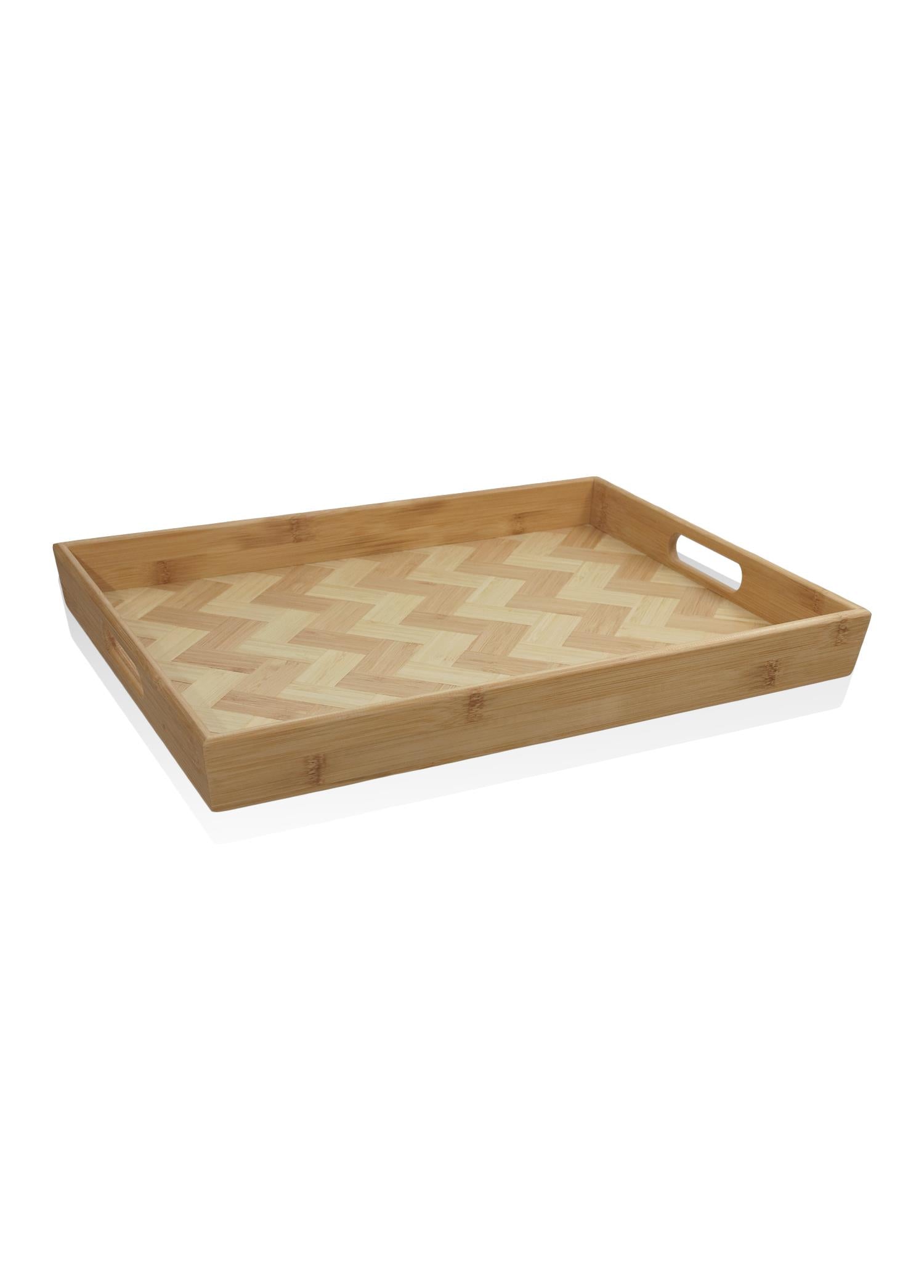 Wicker Bambu Tepsi 40X30 Cm Tps0073