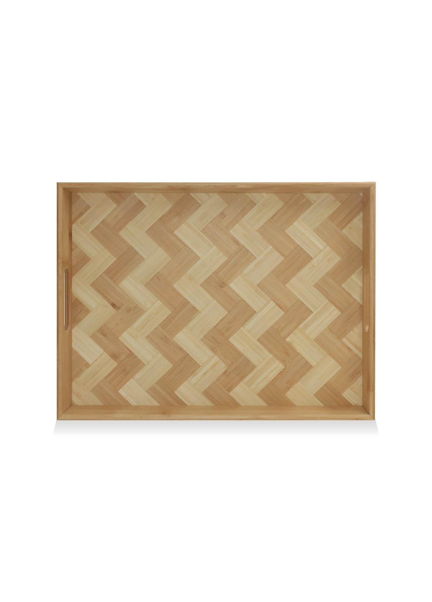 Wicker Bambu Tepsi 40X30 Cm Tps0073
