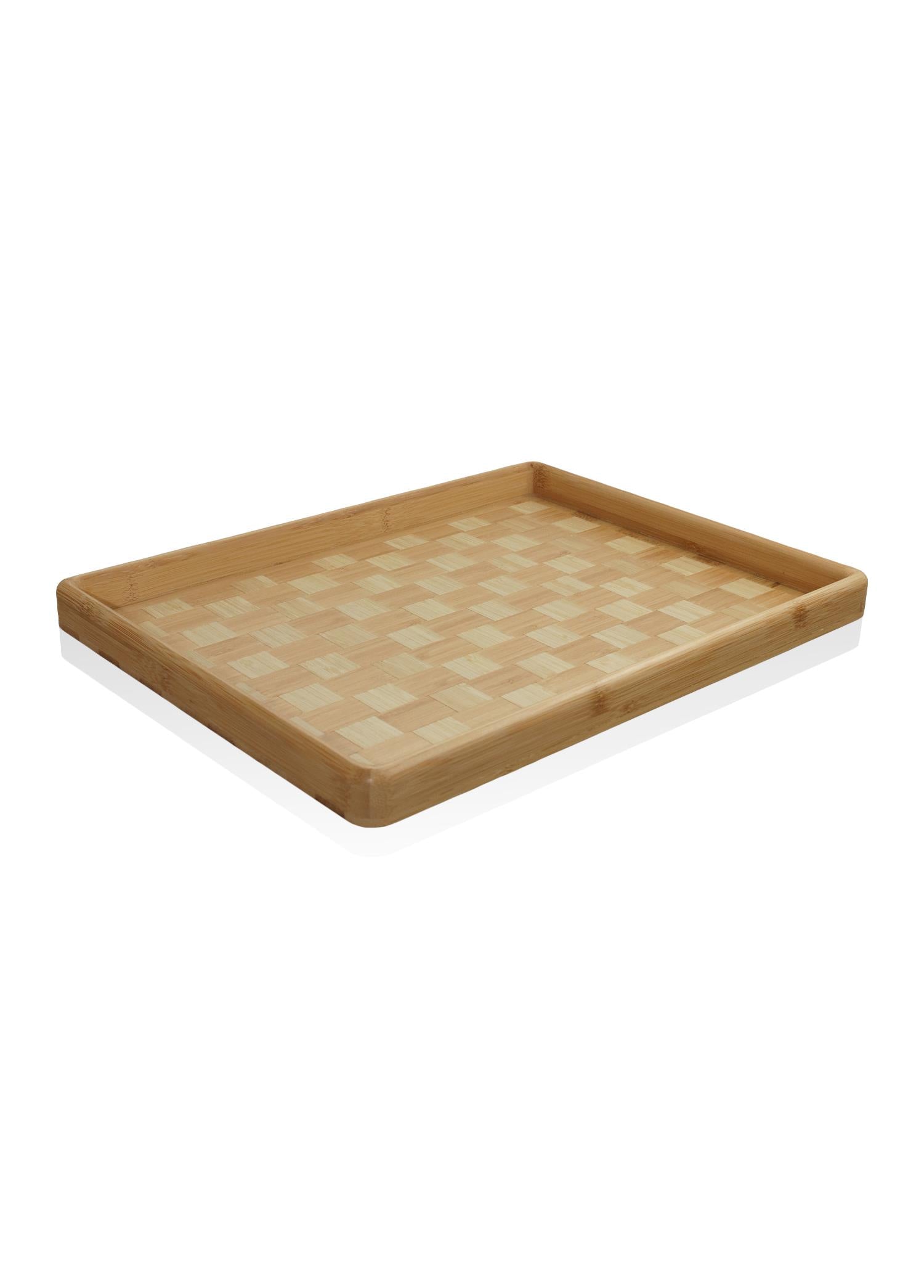 Wicker Bambu Tepsi 40X31 Cm Tps0067