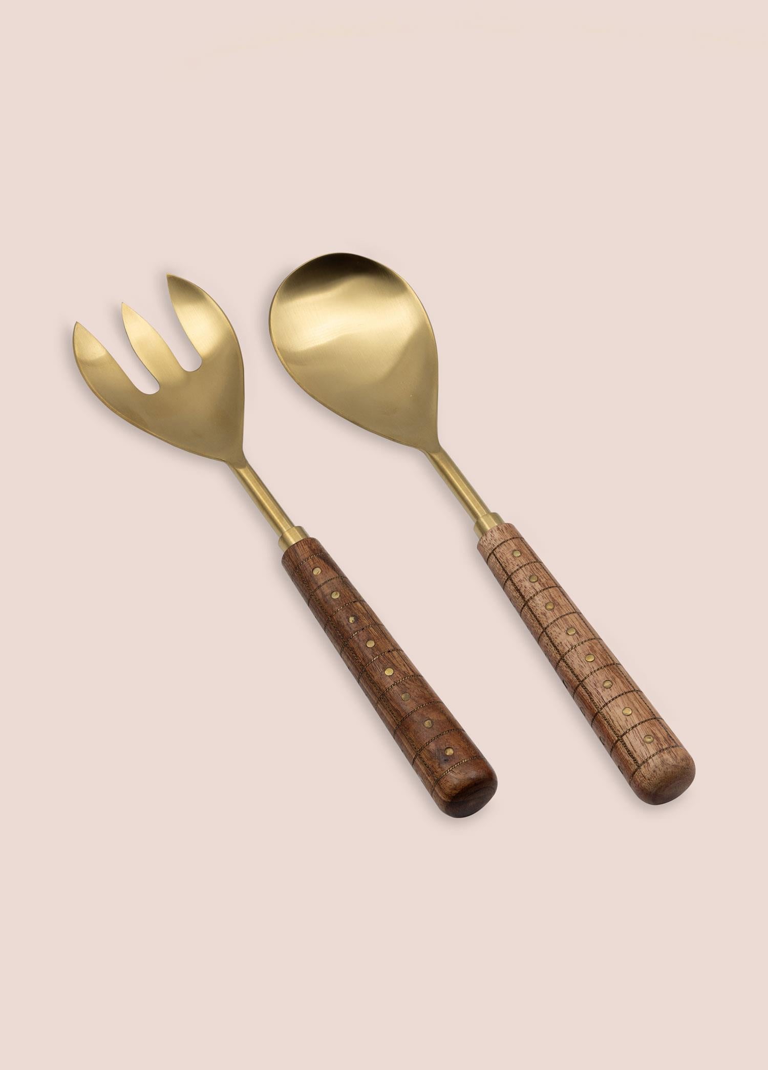 Wood Salata Servis Takımı 2 Parça