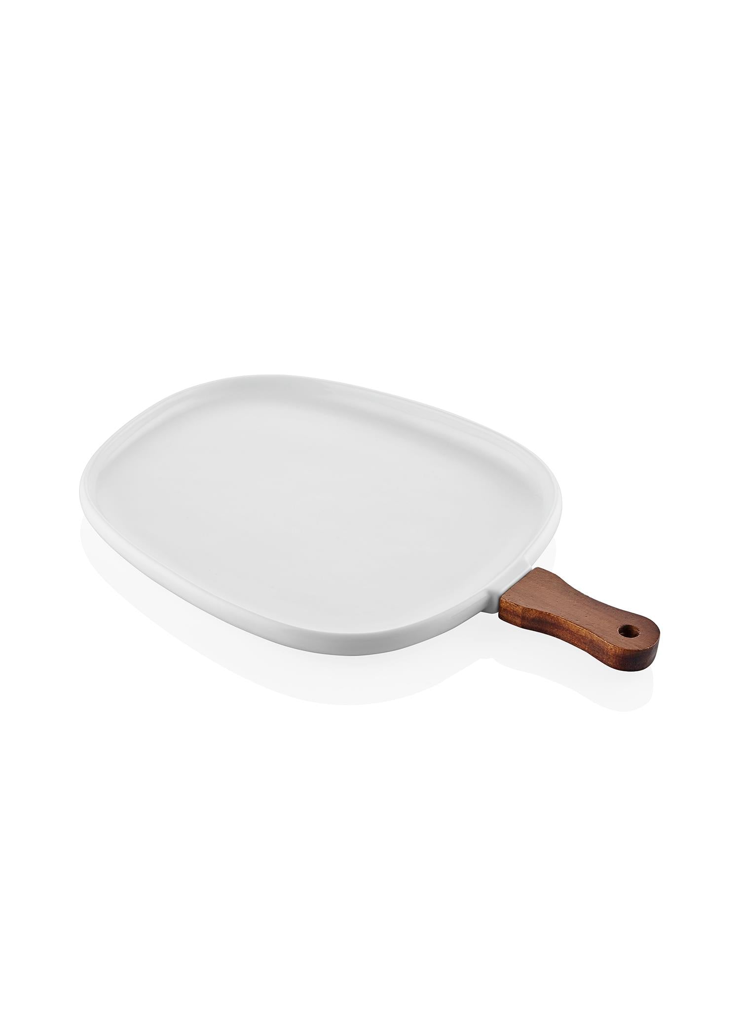 Woody Porselen Servis Tabağı 38X25 Cm