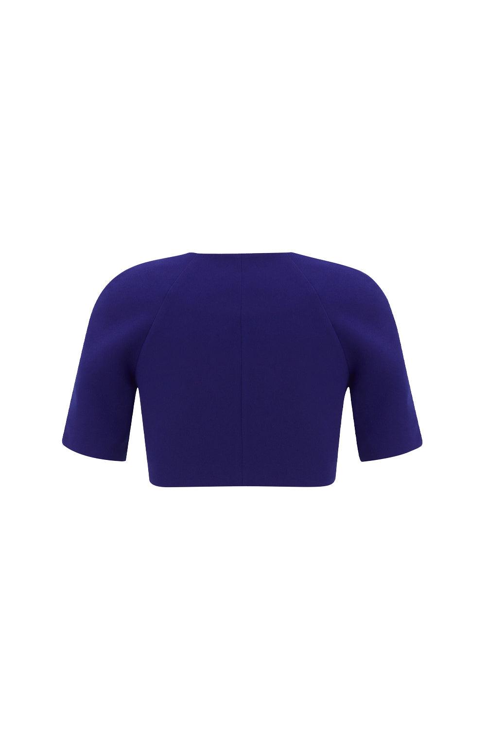 The Molc-Gloria Üst Gece Mavisi-Bluz-3-Milagron.com