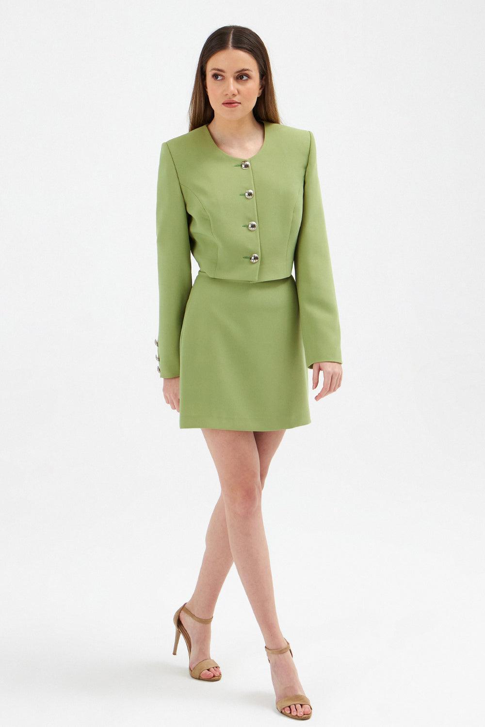 The Molc-Kayla Ceket Yeşil-Ceket-1-Milagron.com