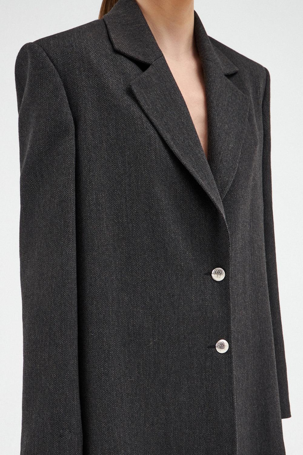 The Molc-Vera Ceket Gri-Ceket-3-Milagron.com