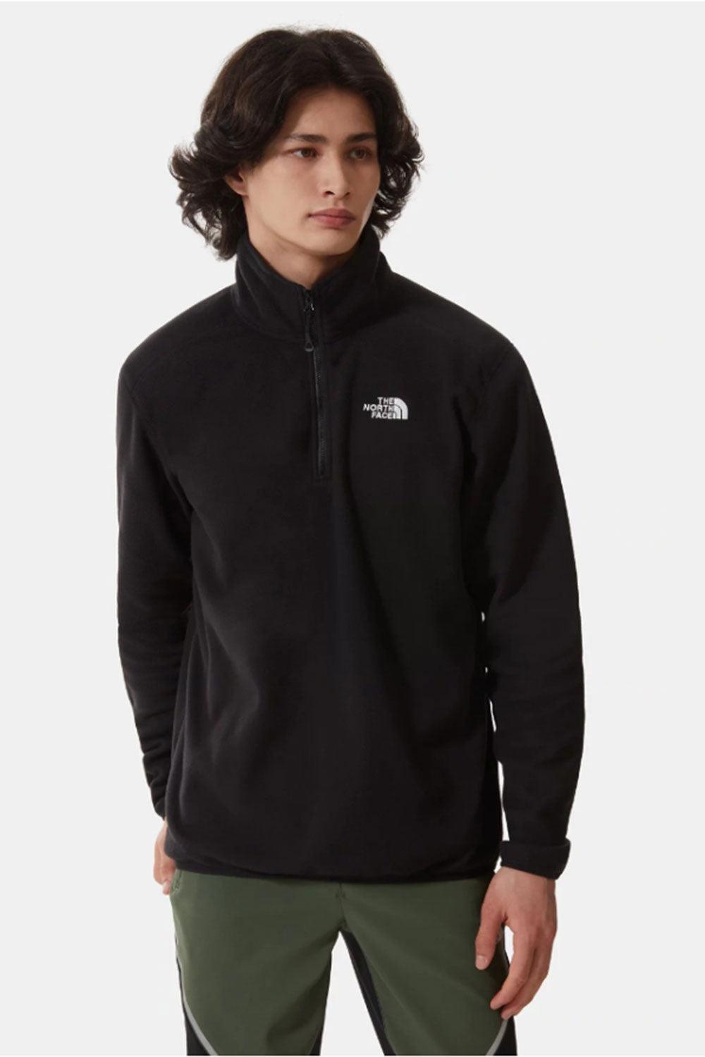 The North Face-Men 100 Glacier 1/4 Zip-Sweatshirts & Hoodies-2-Milagron.com
