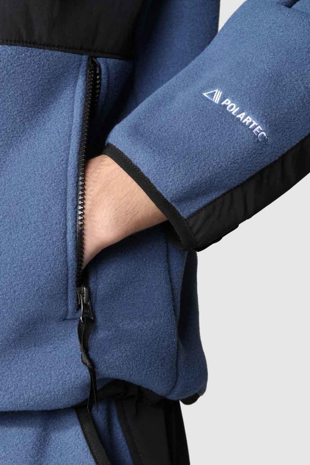 The North Face-Men Denali Jacket Shady Blue-Sweatshirts & Hoodies-6-Milagron.com