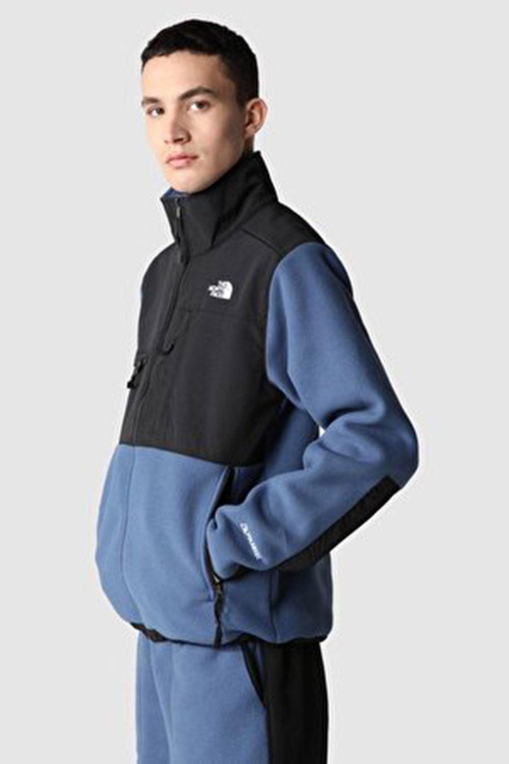 The North Face-Men Denali Jacket Shady Blue-Sweatshirts & Hoodies-8-Milagron.com