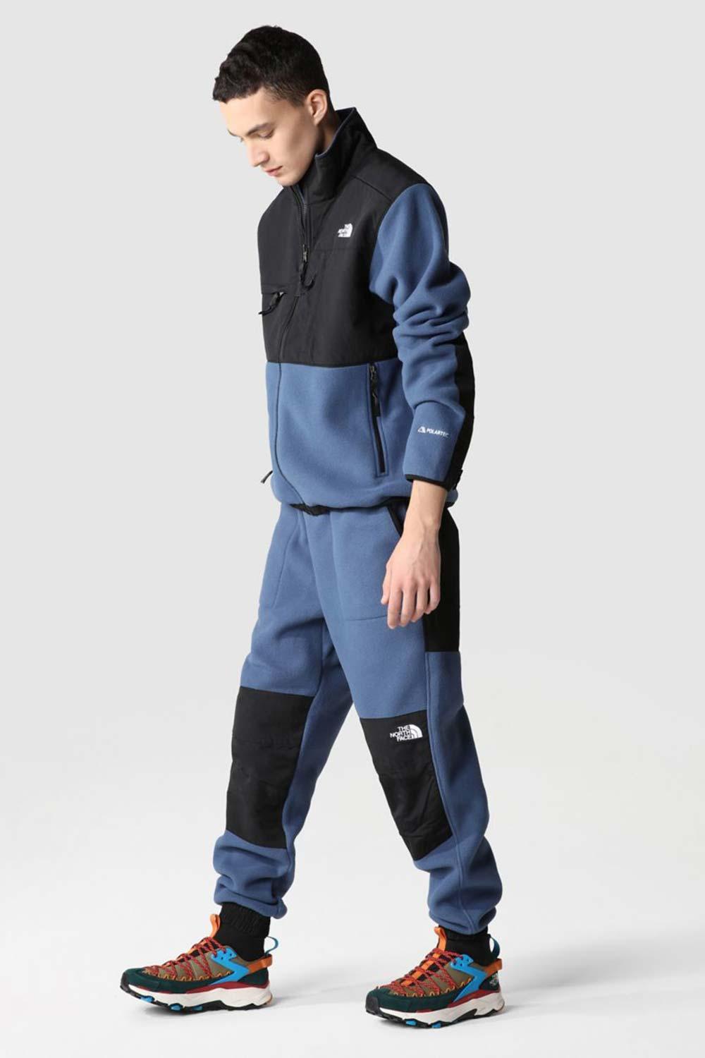 The North Face-Men Denali Jacket Shady Blue-Sweatshirts & Hoodies-9-Milagron.com