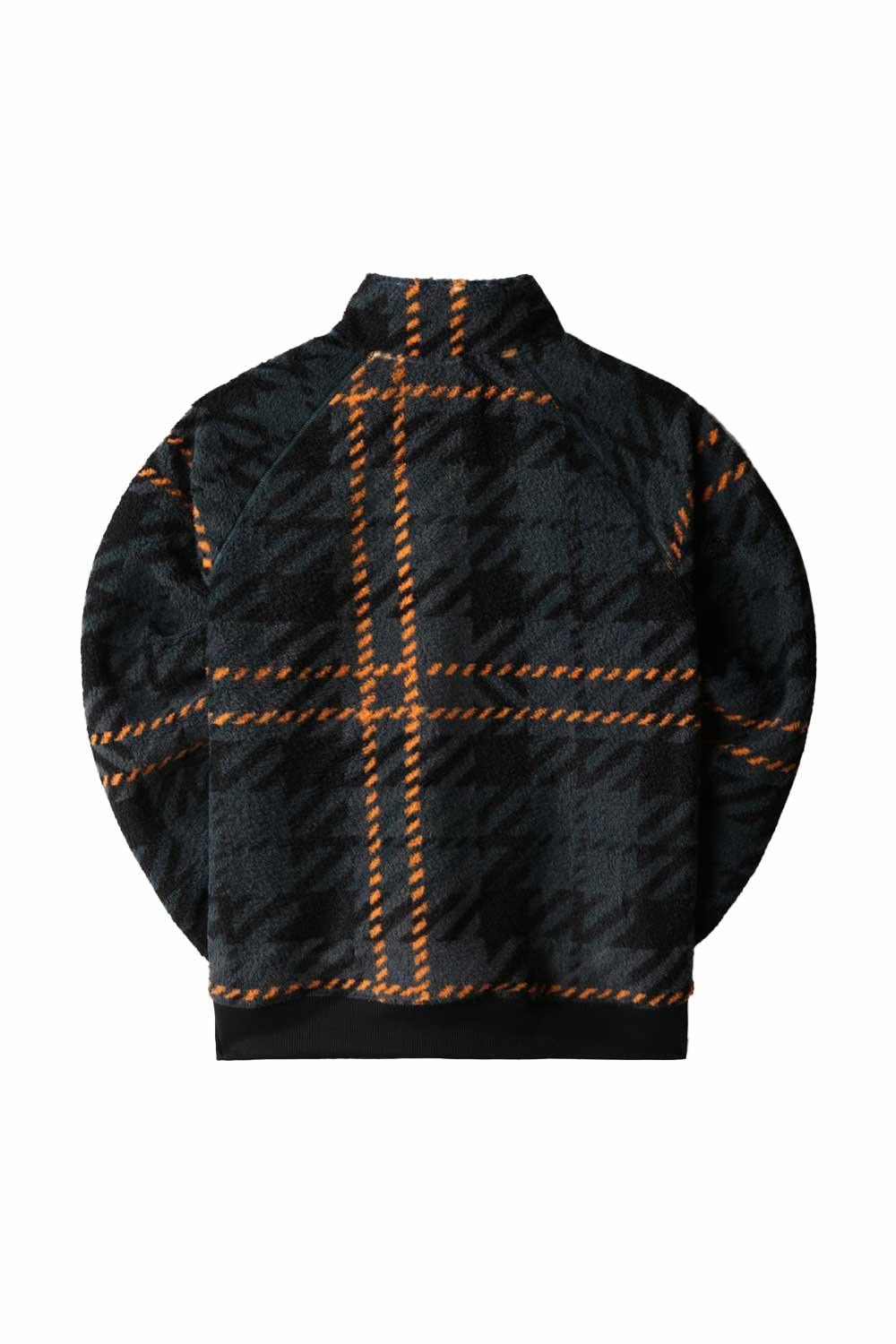 The North Face-Men Printed Ridge Fleece Quarter Zip-Sweatshirts & Hoodies-8-Milagron.com