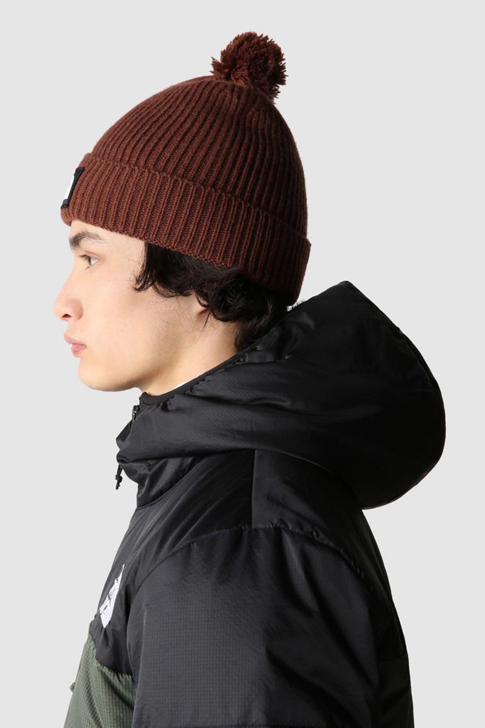 The North Face-TNF Logo Box Pom Beanie-Şapka-4-Milagron.com