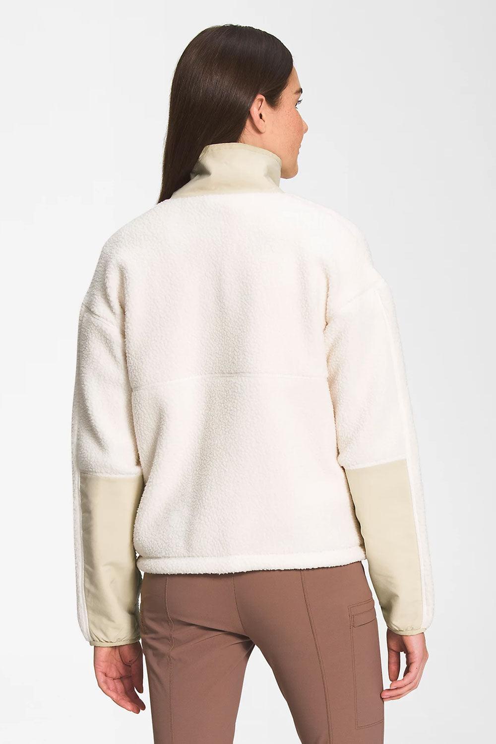 The North Face-Women Cragmont Fleece 1/4 Snap Gardenia White-Sweatshirts & Hoodies-2-Milagron.com