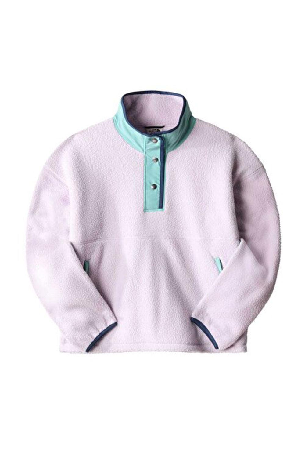 The North Face-Women Cragmont Fleece 1/4 Snap-Mont-1-Milagron.com