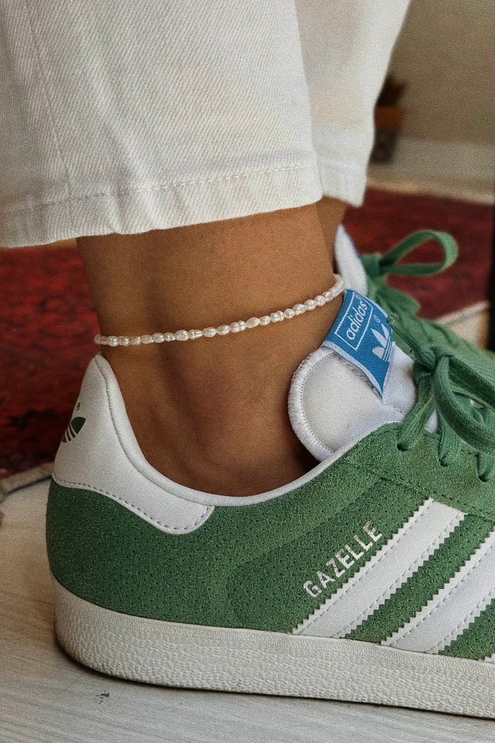 The Pheia-Arpa İnci Halhal | 925 Ayar Gümüş-Halhal-1-Milagron.com