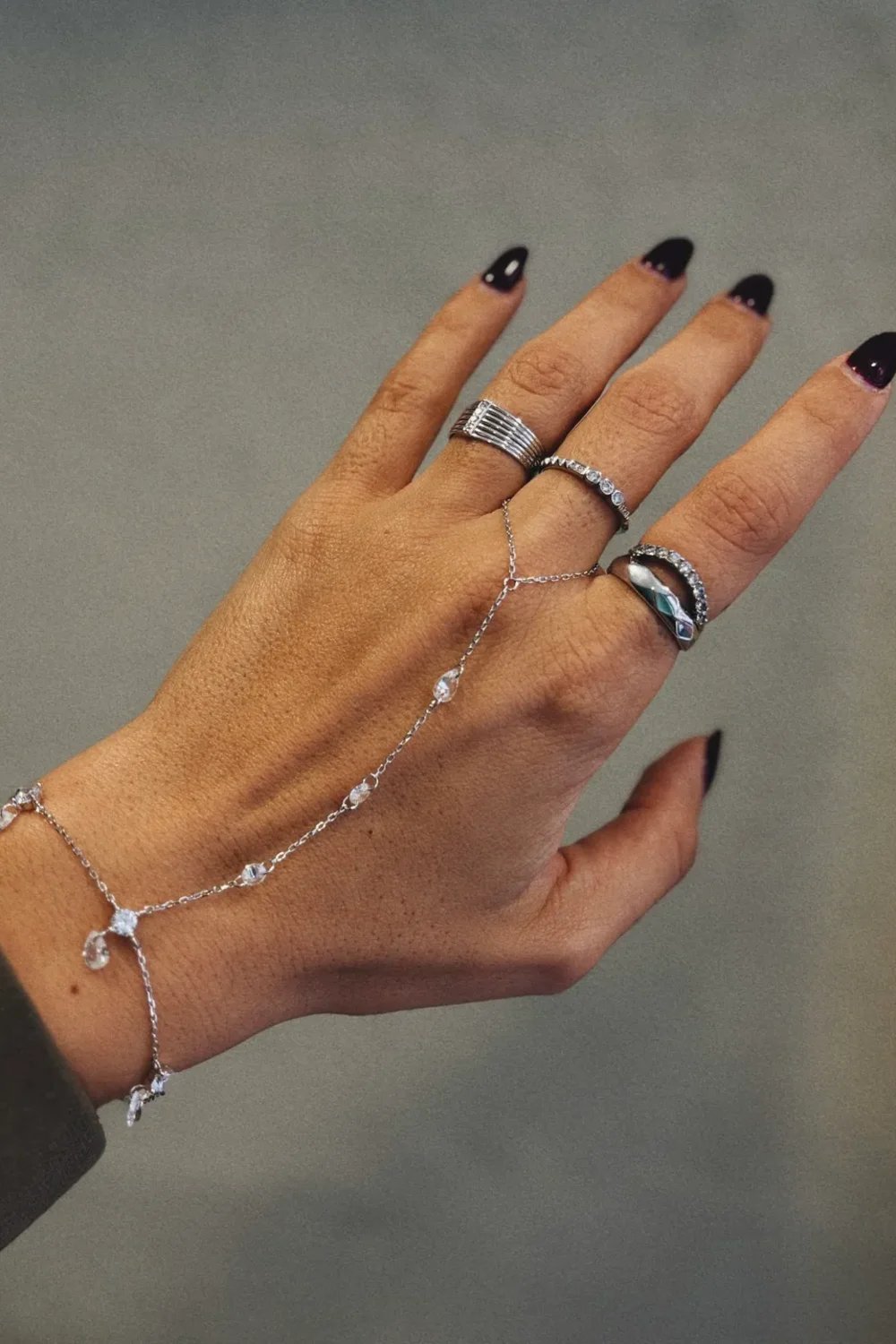 The Pheia-Damla Taş Şahmeran | 925 Ayar Gümüş-Bileklik-1-Milagron.com