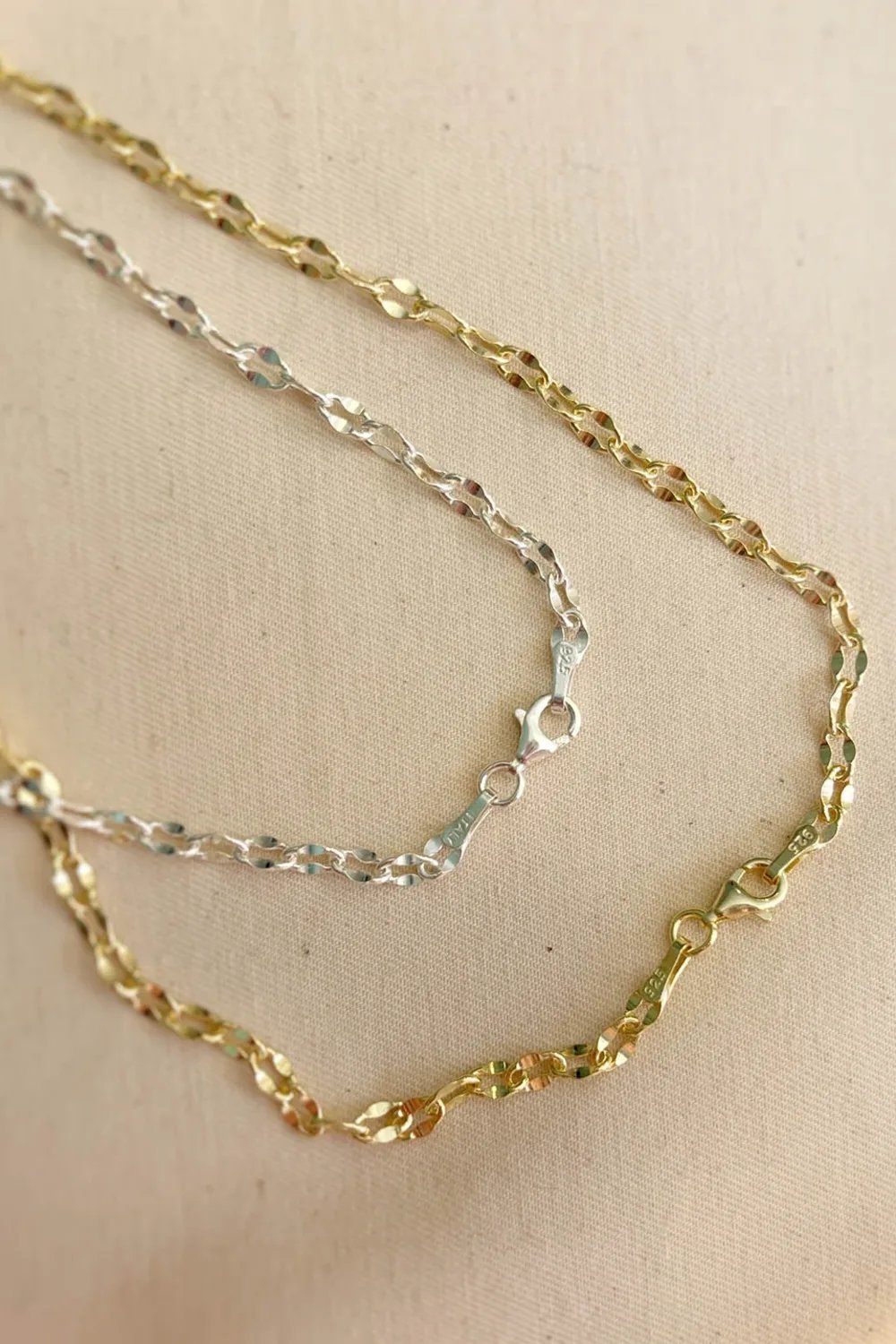 The Pheia-Ezme Zincir Kolye | 925 Ayar Gümüş-Kolye-2-Milagron.com