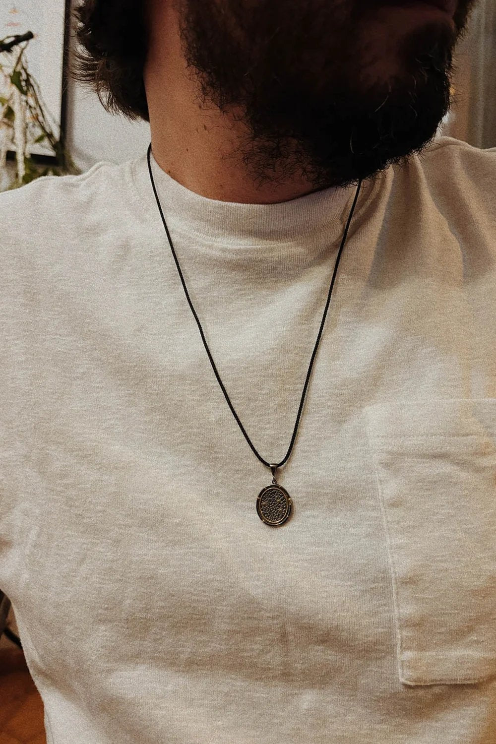 The Pheia-Gökyüzü Kordon Kolye | 925 Ayar Gümüş-Kolye-1-Milagron.com