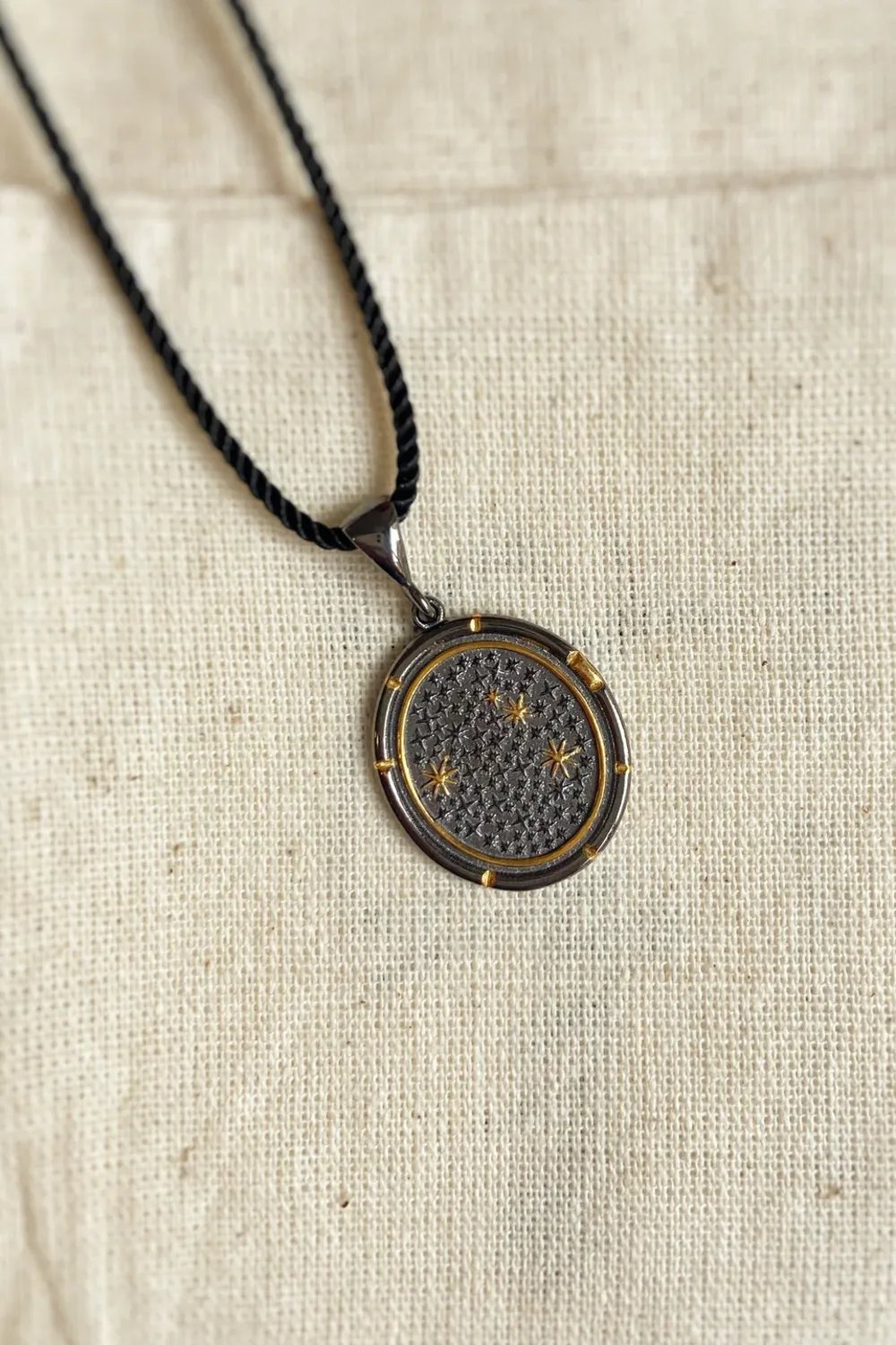 The Pheia-Gökyüzü Kordon Kolye | 925 Ayar Gümüş-Kolye-2-Milagron.com