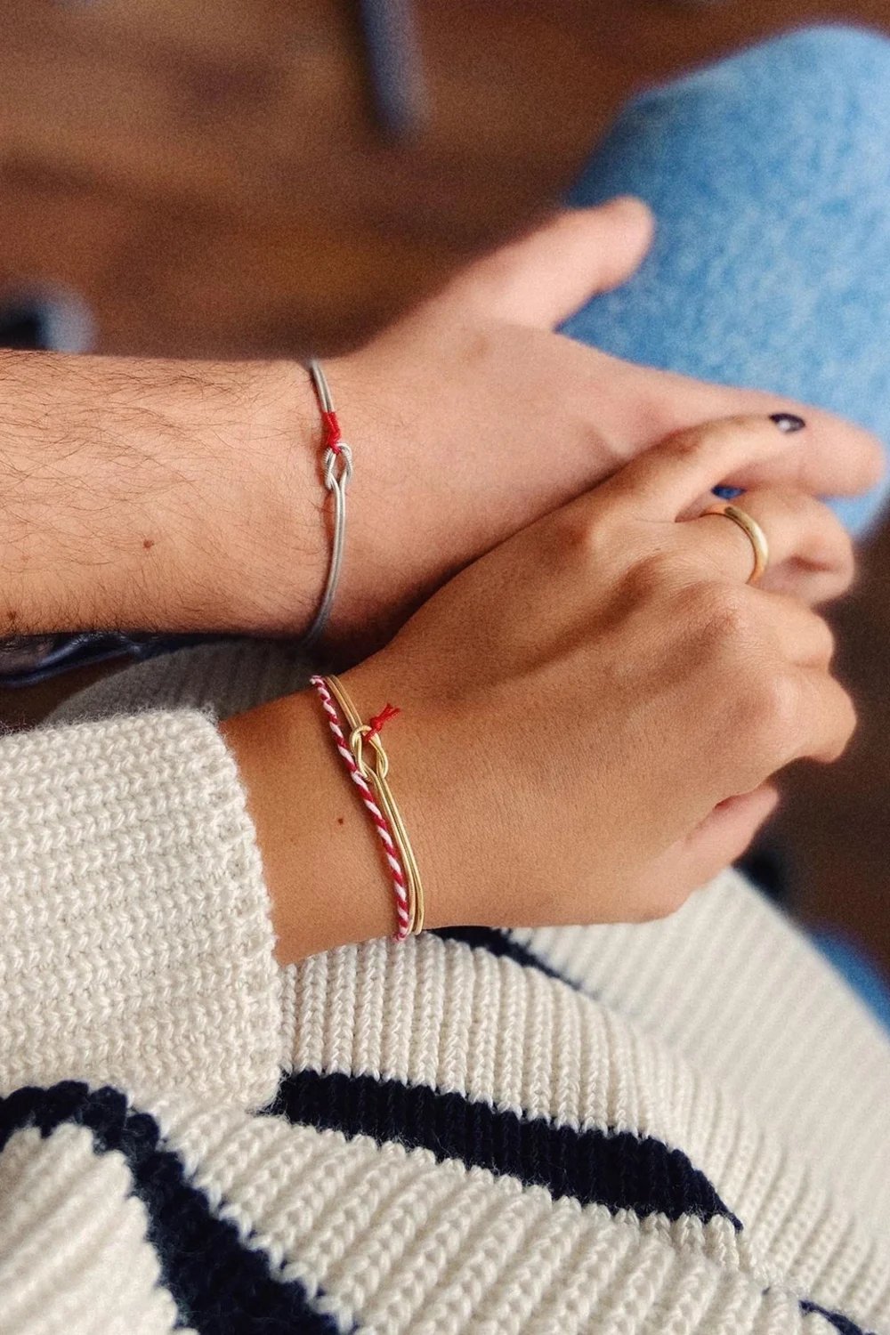 The Pheia-Kırmızı Şans İpli Düğüm Bileklik | 925 Ayar Gümüş-Kolye-3-Milagron.com