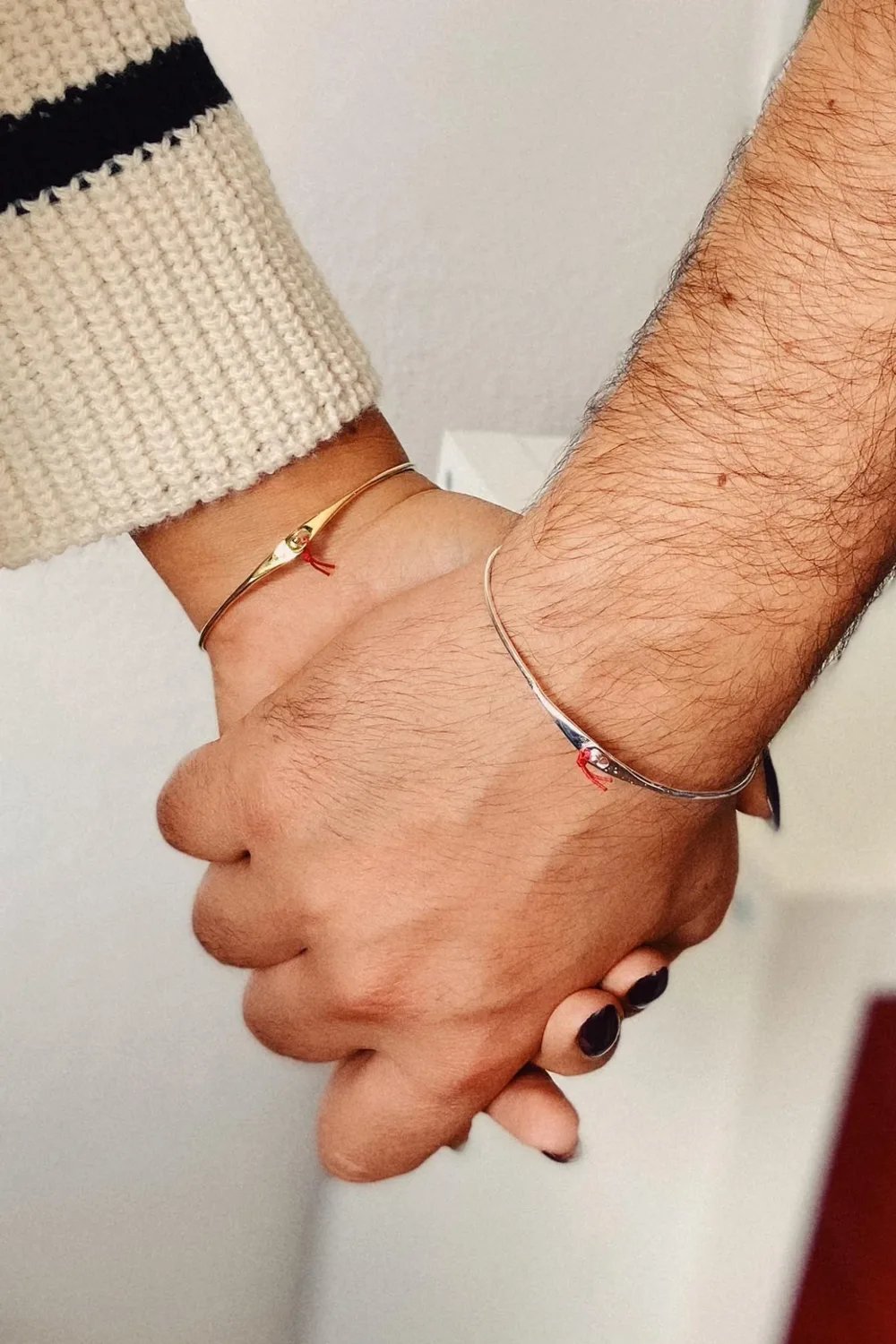 The Pheia-Lades Gold Kelepçe Bileklik | 925 Ayar Gümüş-Bileklik-1-Milagron.com