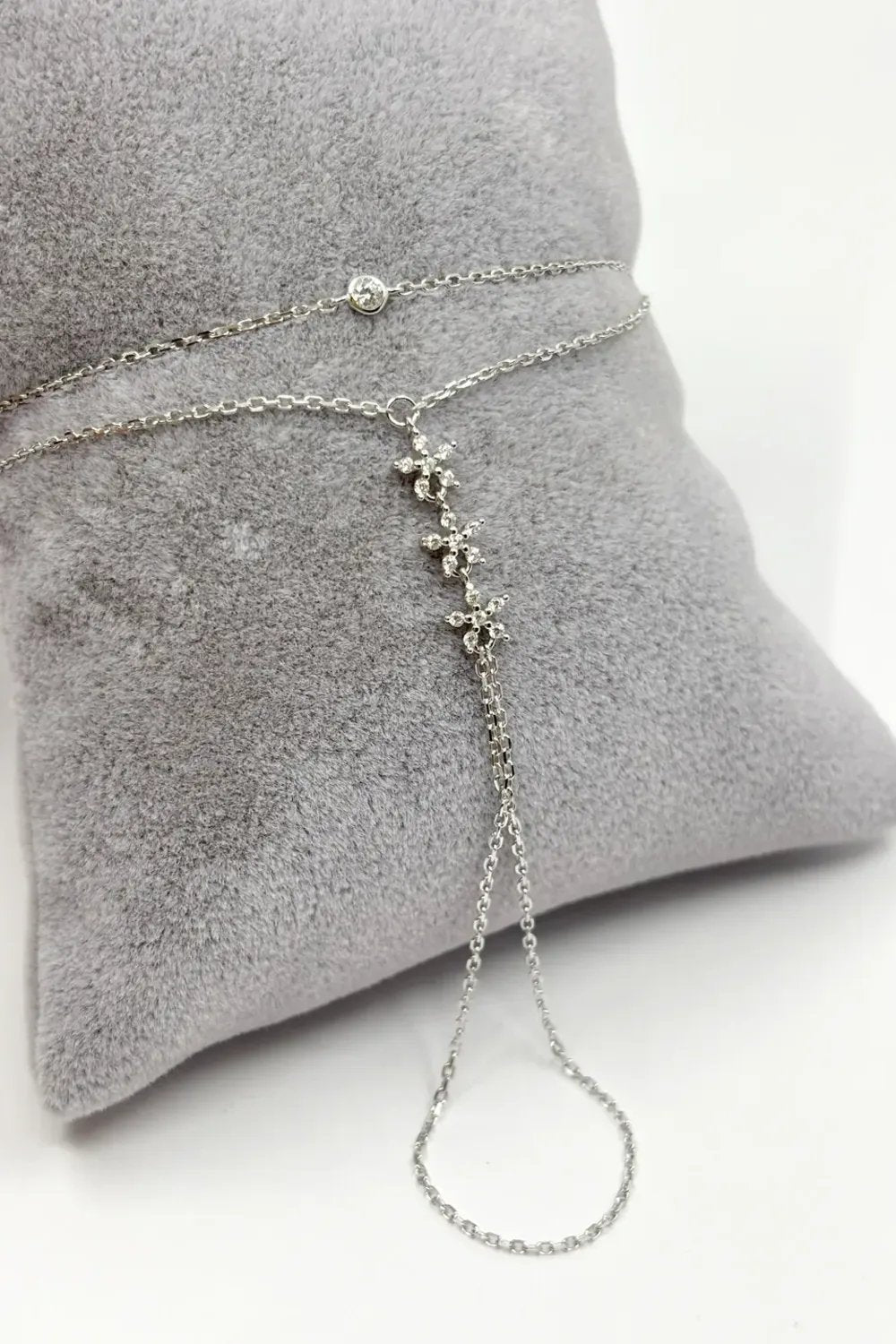 The Pheia-Minimal Çiçek Şahmeran | 925 Ayar Gümüş-Bileklik-2-Milagron.com