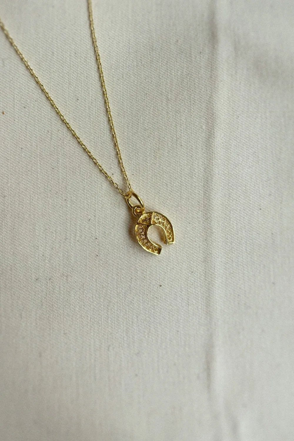 The Pheia-Nostaljik Telkari Nal Kolye| 925 Ayar Gümüş-Kolye-1-Milagron.com