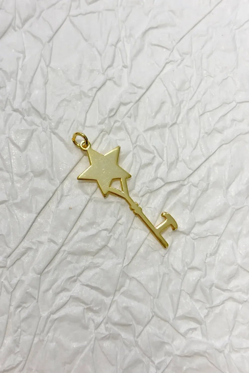 The Pheia-Yıldız Anahtar Kolye Ucu | 925 Ayar Gümüş-Kolye-1-Milagron.com