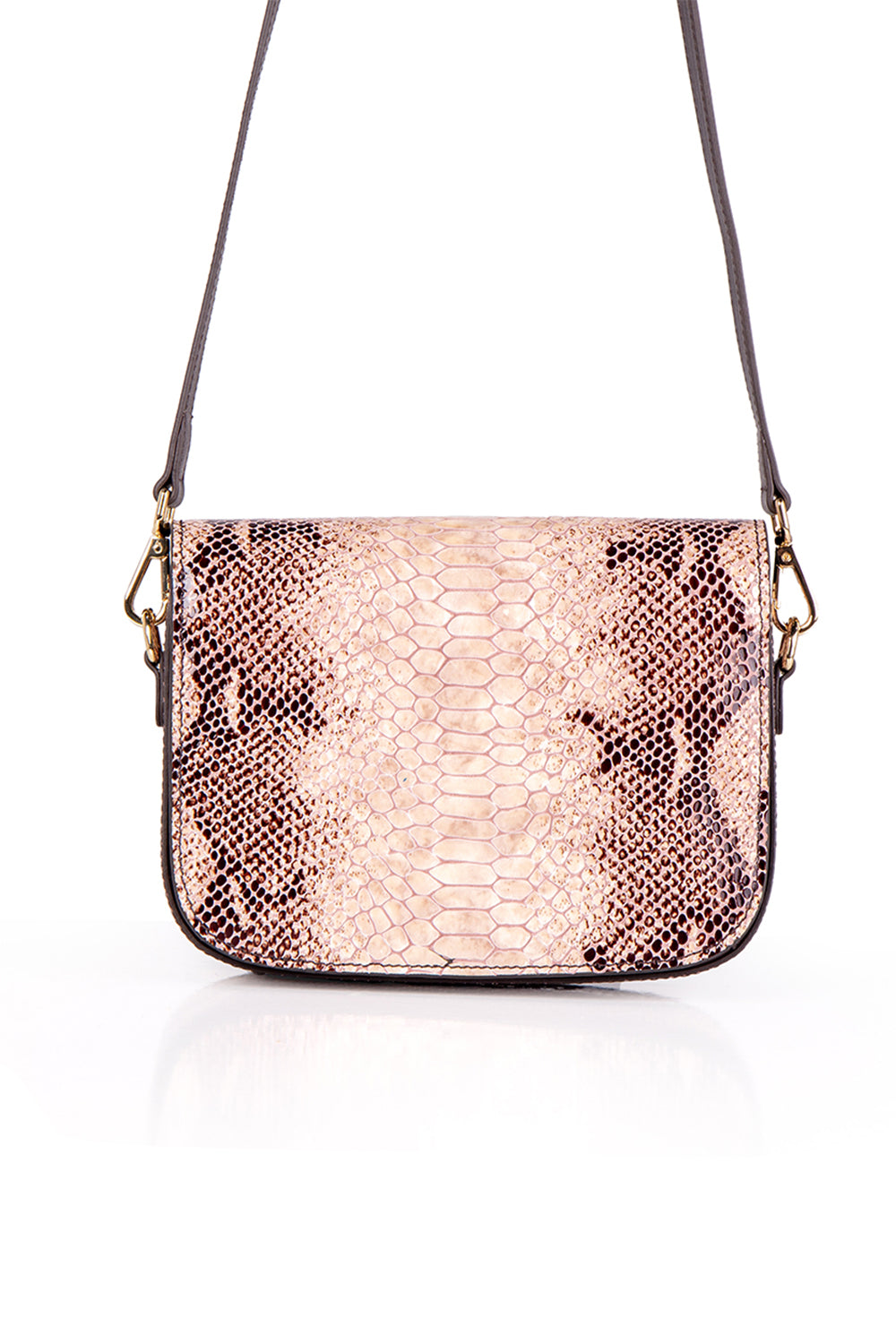 Thestance.co-GRACE - Limited Edition Snake Leather Shoulder Bag-Omuz Çantası-3-Milagron.com