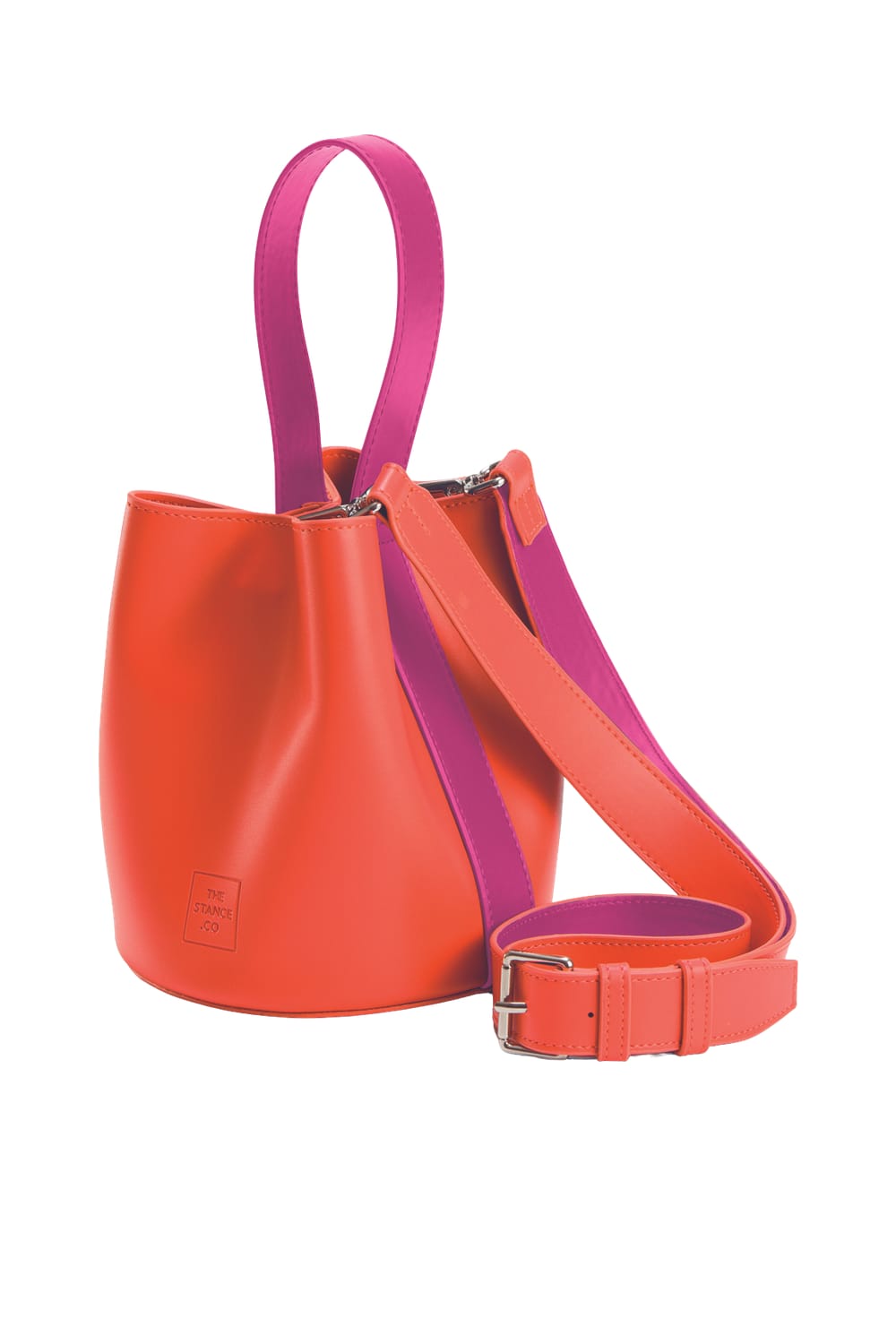 Thestance.co-Rico - Turuncu & Pembe-Omuz Çantası-3-Milagron.com