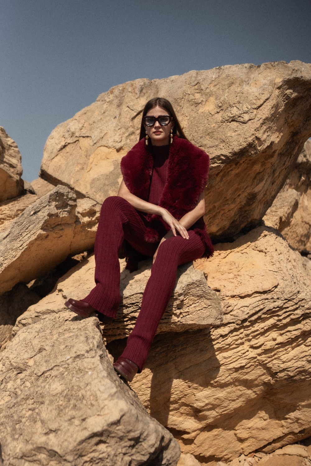 Carrie Set - Burgundy - 0