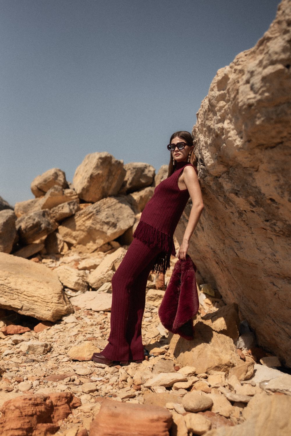 Carrie Set - Burgundy - 5