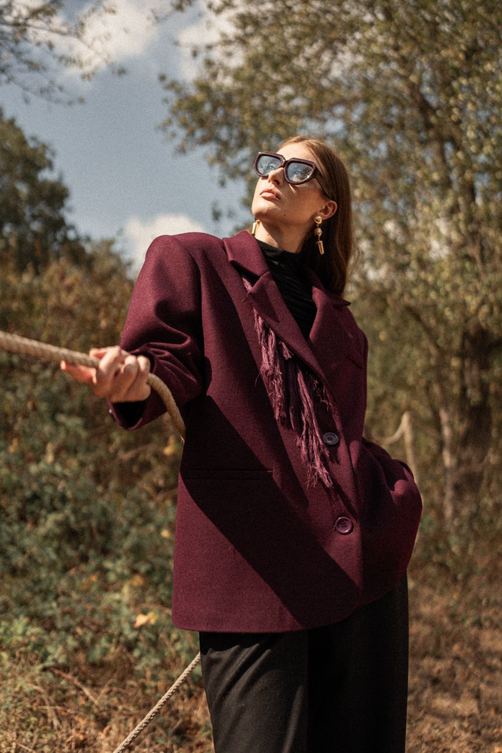 Liza Jacket - Purple - 2