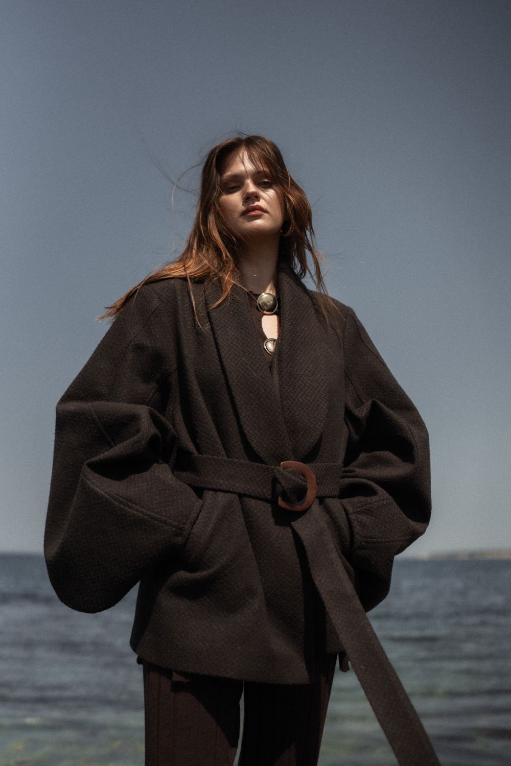 Myrcella Coat - Brown - 4