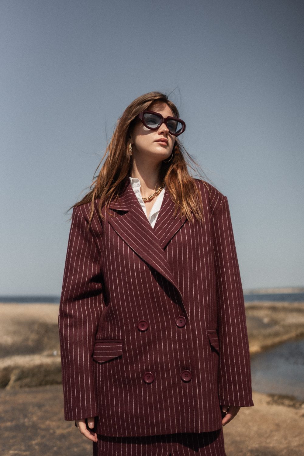 Sansa Jacket - Burgundy - 1