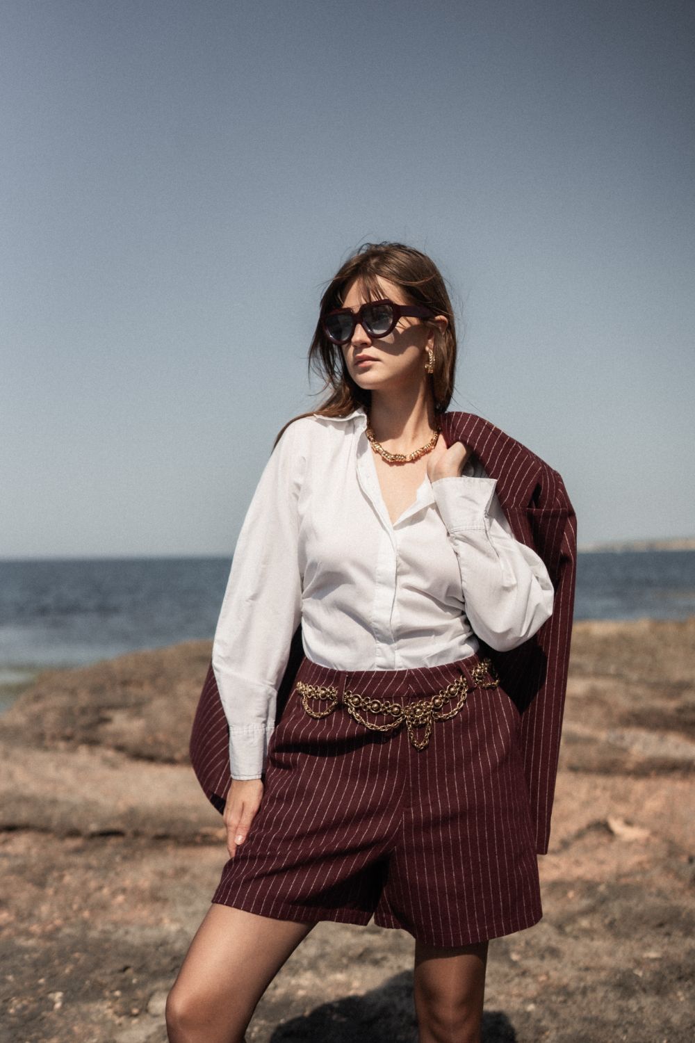 Sansa Short - Burgundy - 1