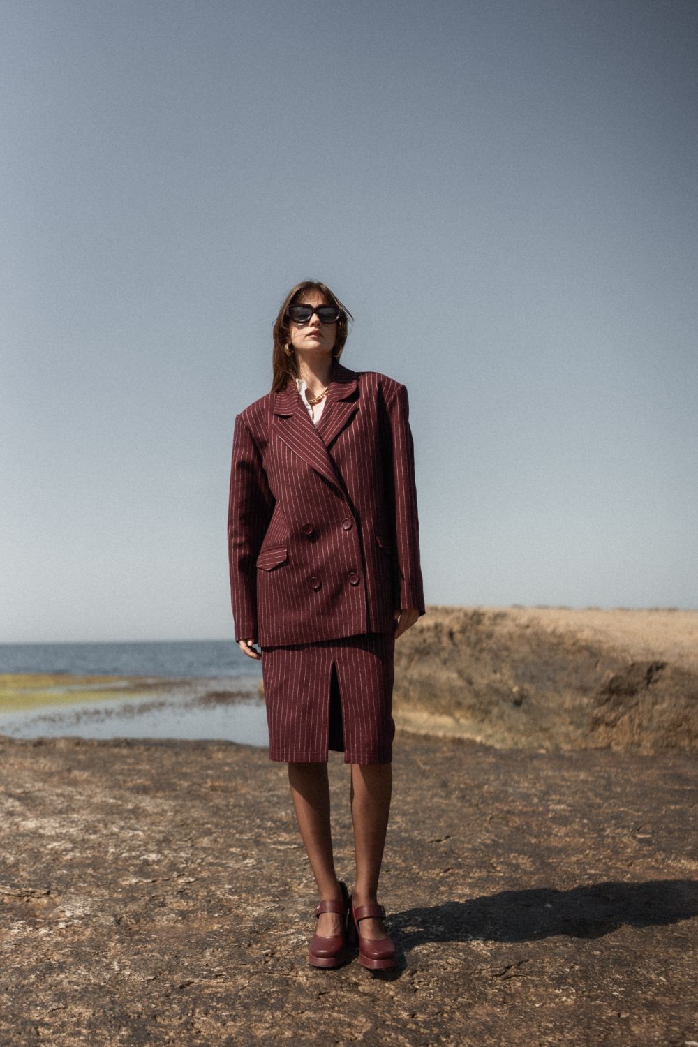 Sansa Skirt - Burgundy - 0