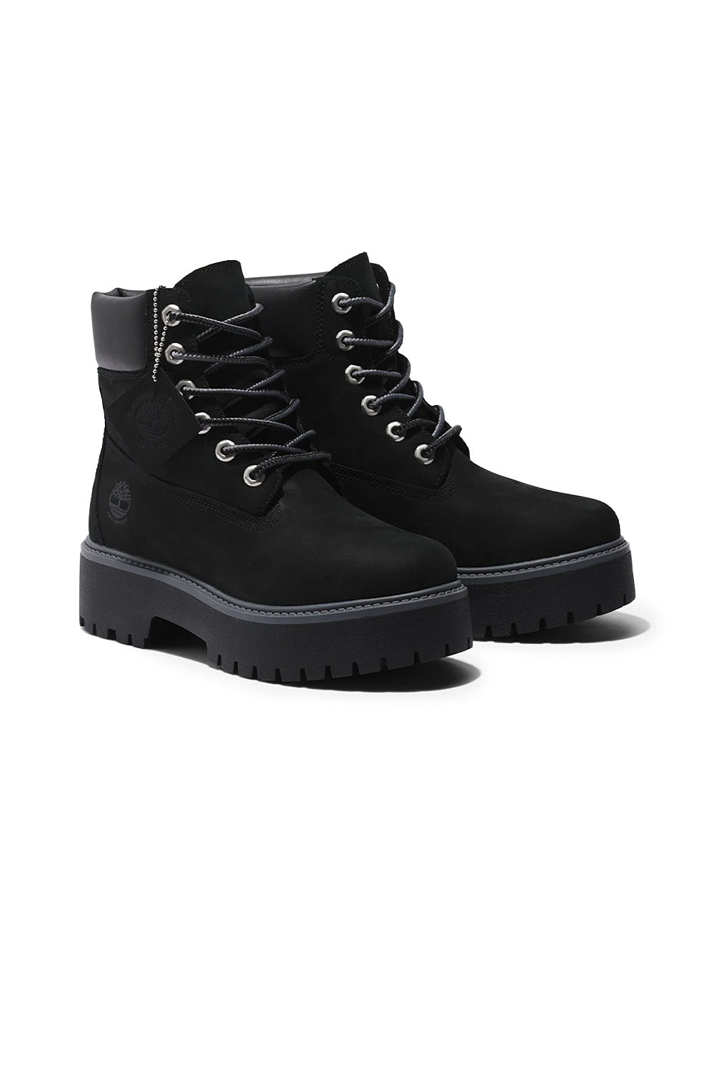 Timberland-Stone Street 6 Inch Lace Up Su Geçirmez Siyah Bot-Bot-7-Milagron.com