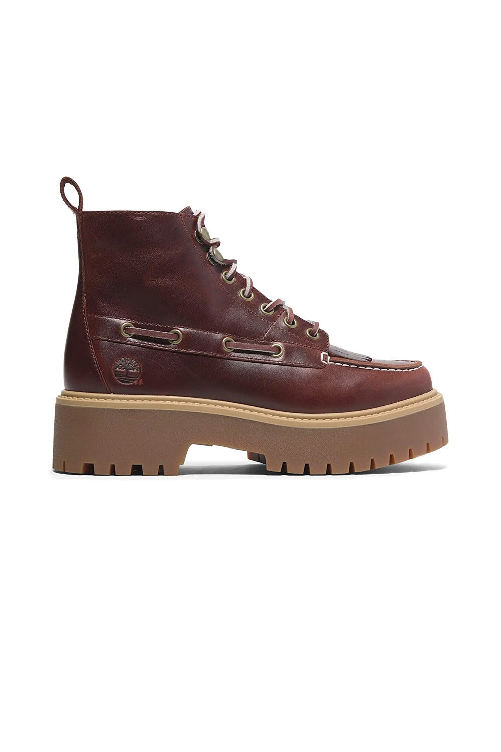 Timberland-Stone Street Platform Püsküllü Koyu Bordo Bot-Bot-1-Milagron.com
