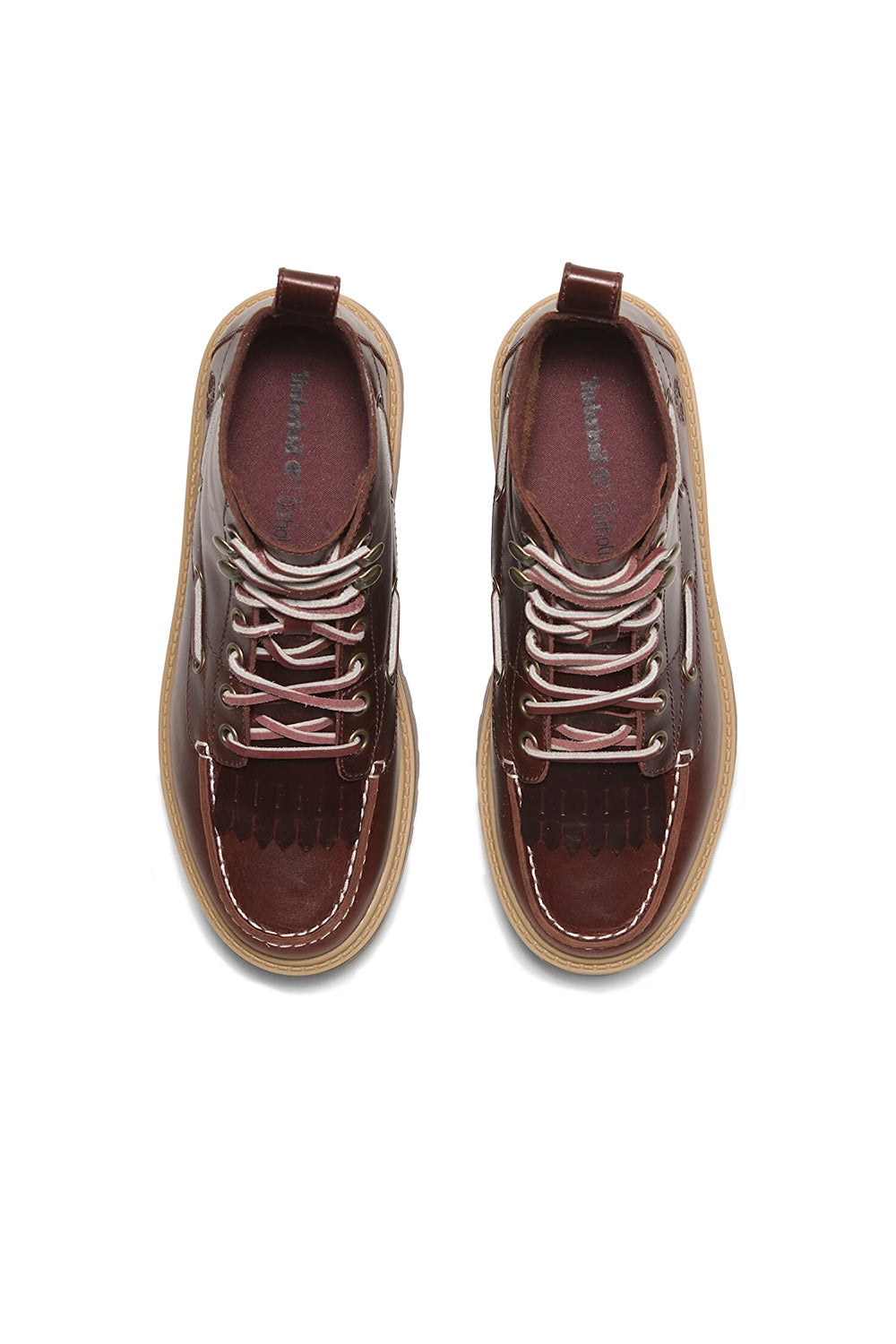 Timberland-Stone Street Platform Püsküllü Koyu Bordo Bot-Bot-3-Milagron.com