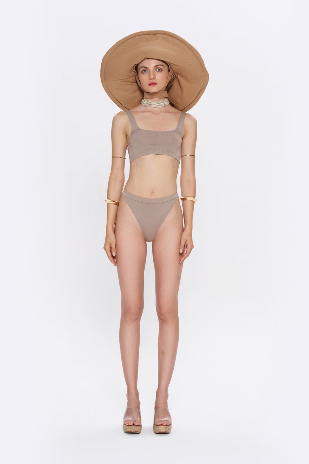 Tiny-Açık Kahverengi İç Giyim Takımı-İç Giyim Setleri-3-Milagron.com