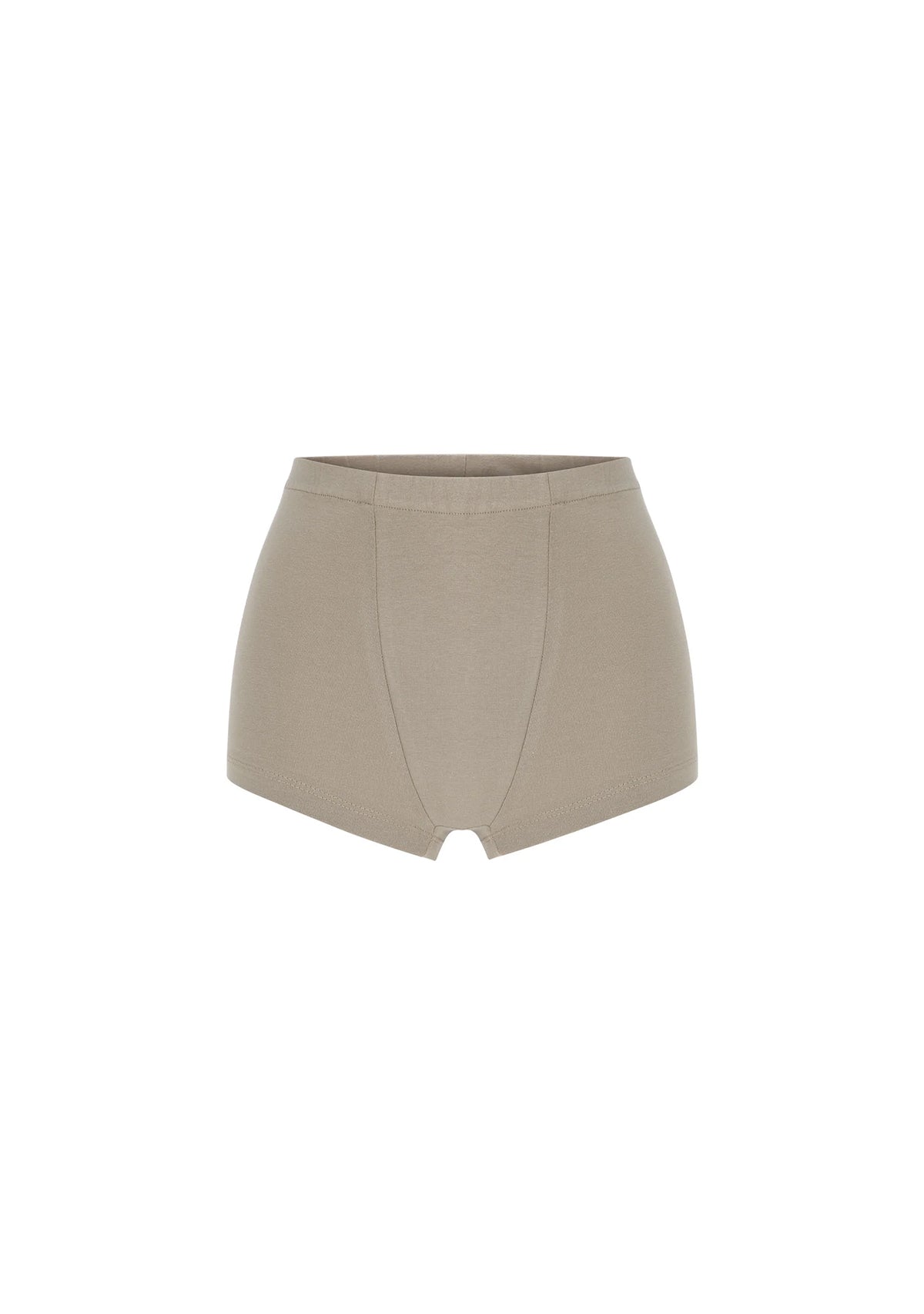 Tiny-Açık Kahverengi Yüksek Bel Dar Boxer-Boyshort Külot-9-Milagron.com