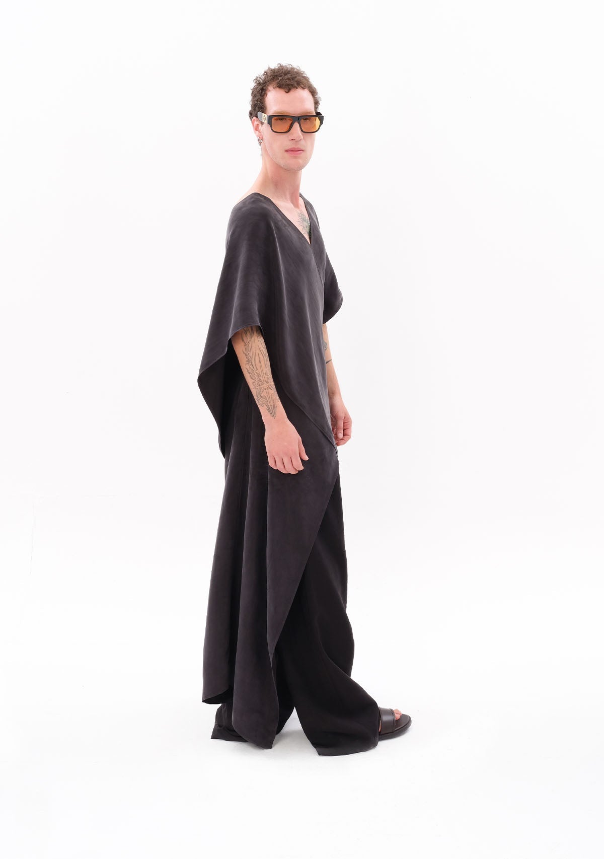 Tiny-Antrasit Luxe Tencel™ Elbise-Elbise-12-Milagron.com