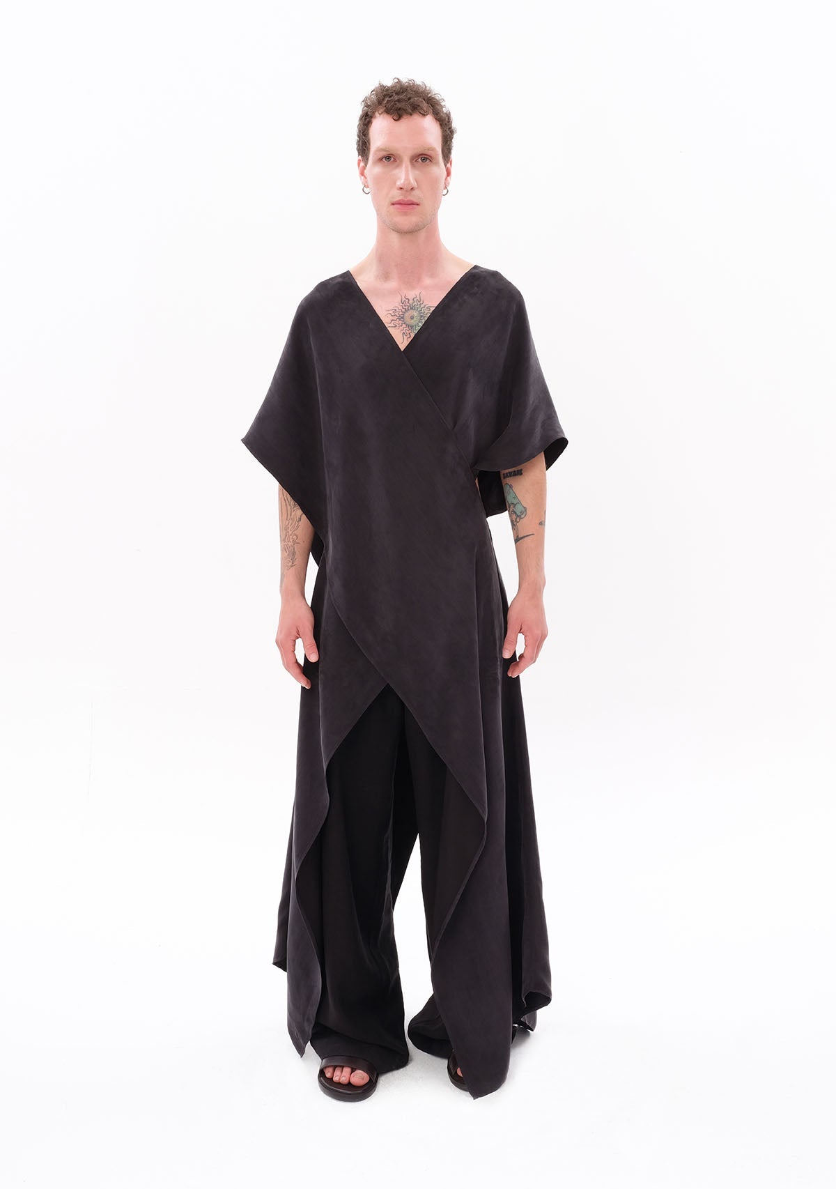 Tiny-Antrasit Luxe Tencel™ Elbise-Elbise-9-Milagron.com