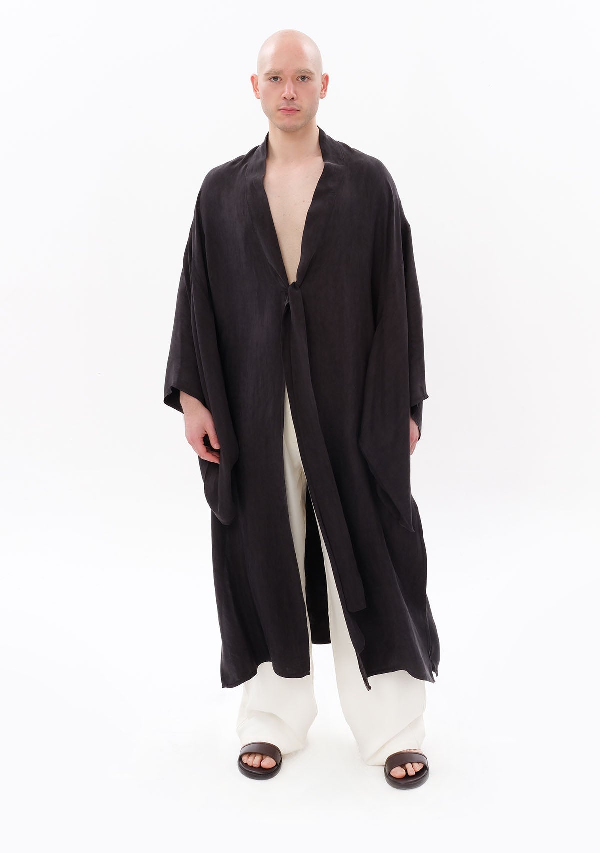 Tiny-Antrasit Luxe Tencel™ Kimono-Kimono-5-Milagron.com